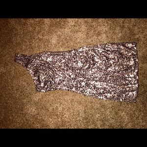 Charlotte Russe Pink Sequin Party Dress